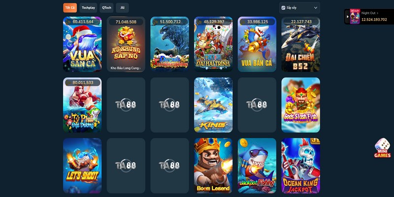 Bắn cá đổi thưởng TA88 là trò chơi giải trí