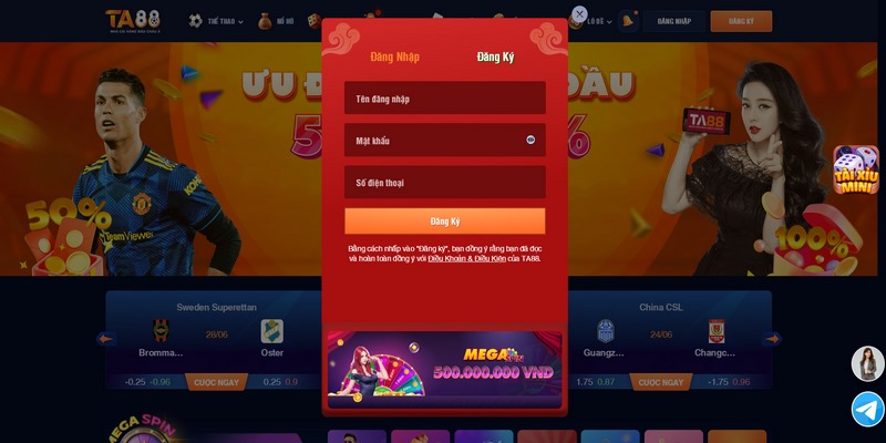 Các bước tạo tài khoản TA88 đơn giản cho các tân thủ